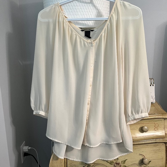 Cream Blouse H&M - Picture 1 of 6